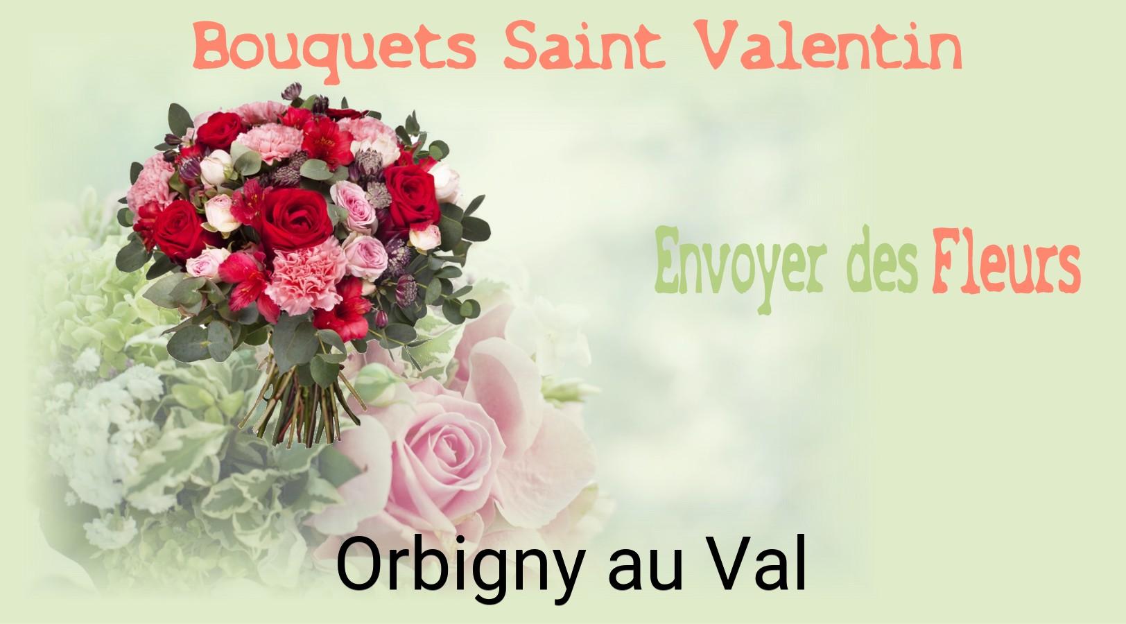 Roses de Saint-Valentin livrées à Orbigny-au-Val